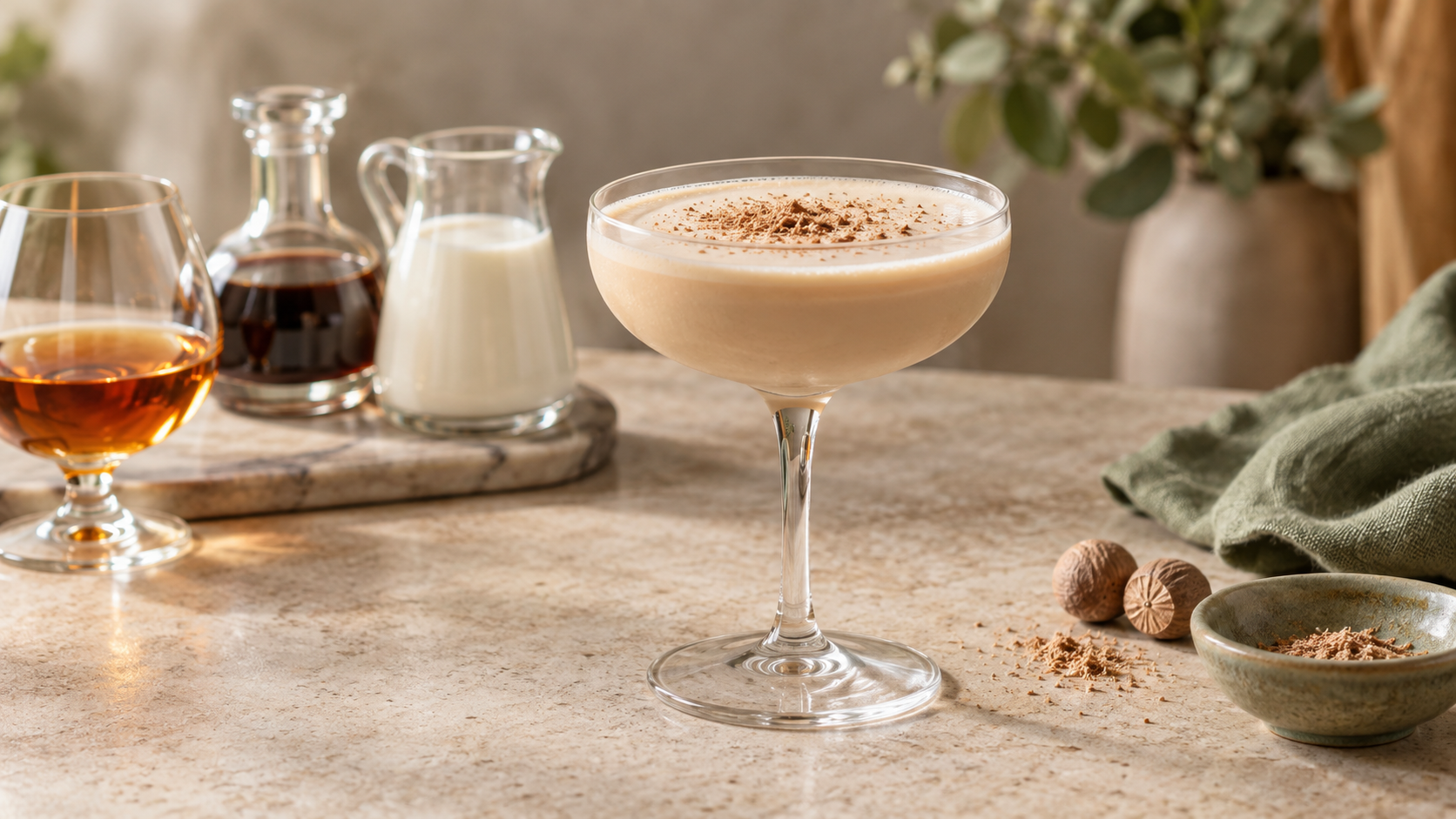 Cách pha chế Brandy Alexander Cocktail