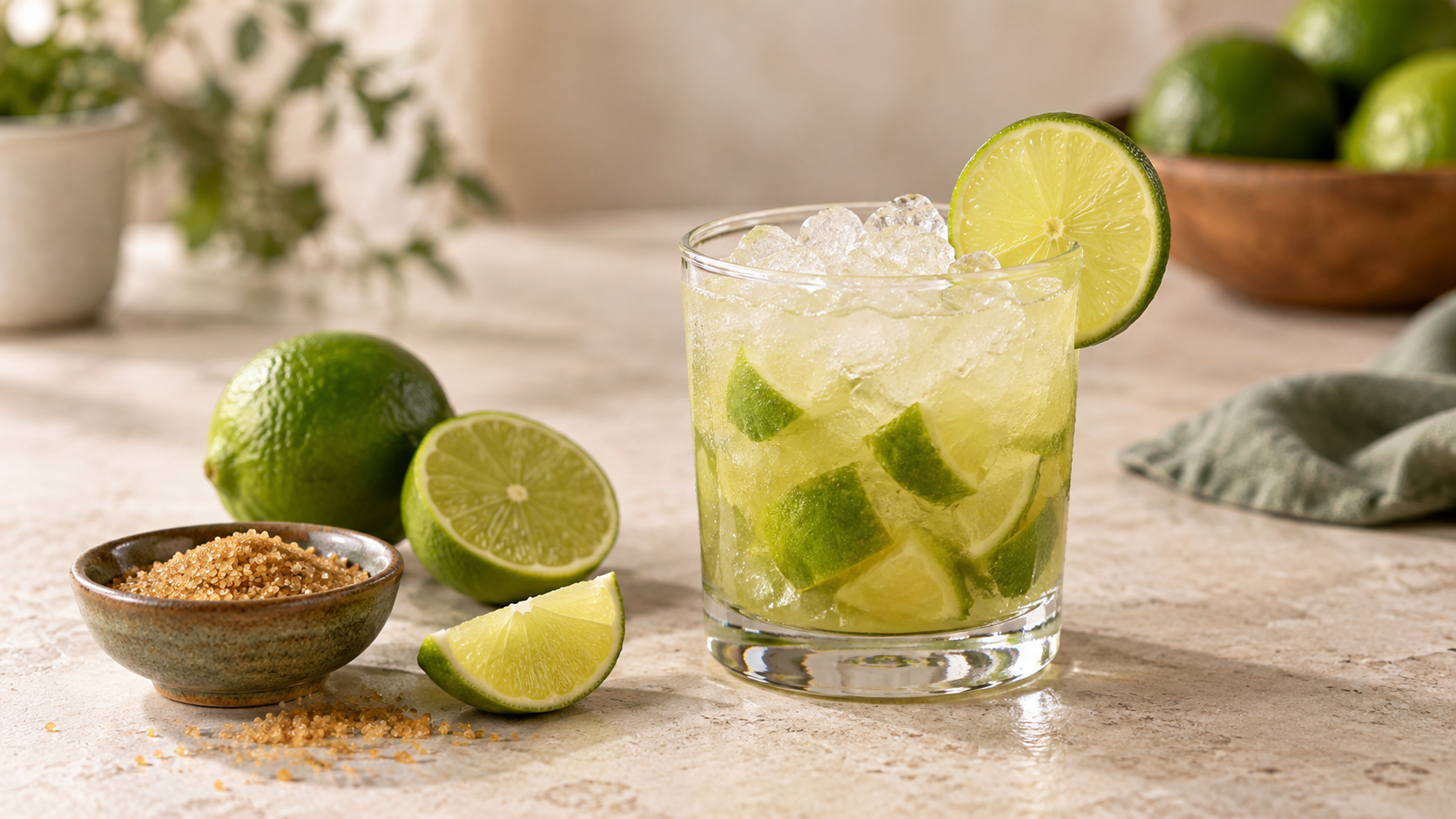 Cách pha chế Caipirinha Cocktail