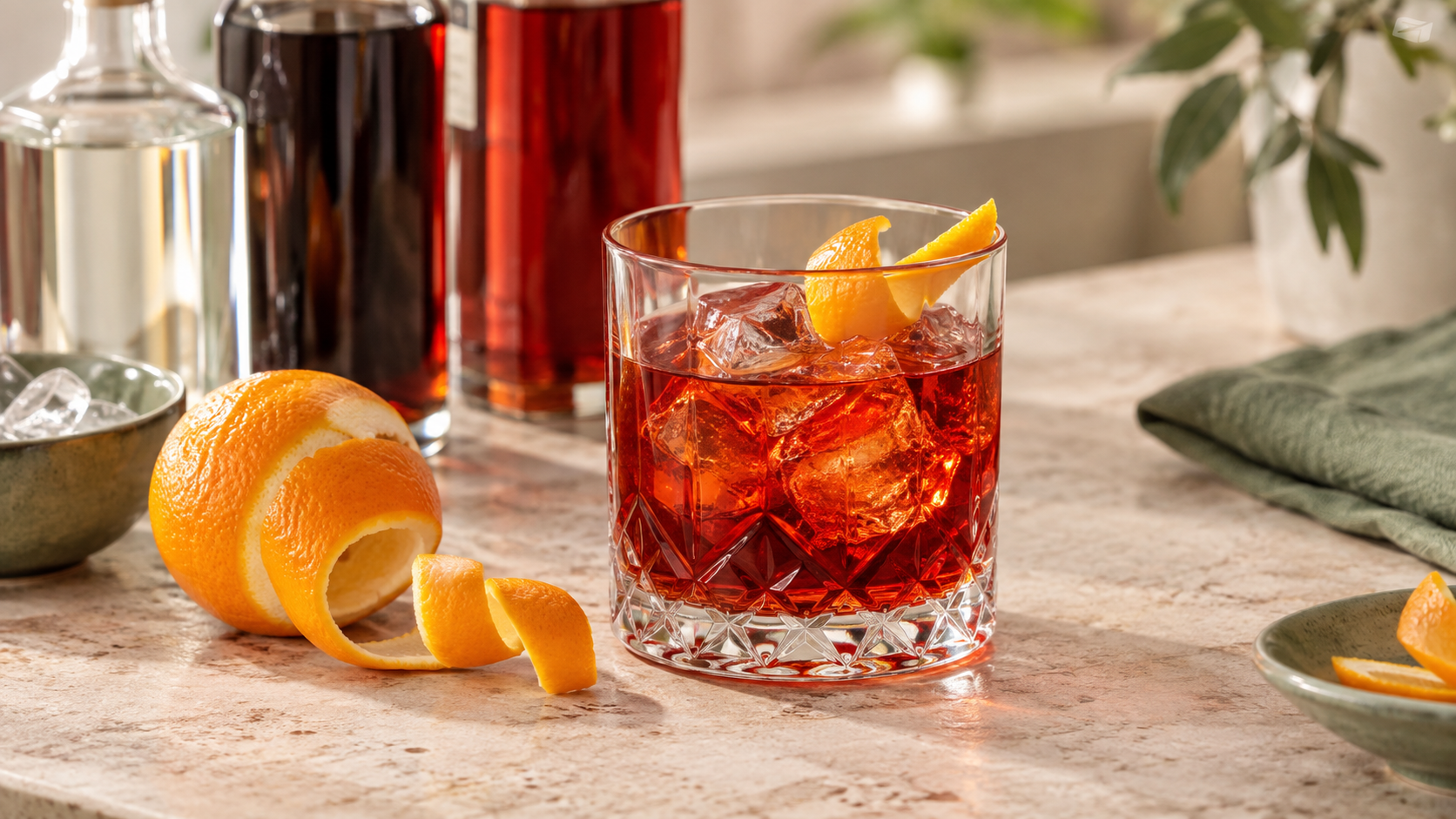 Cách pha chế Negroni Cocktail