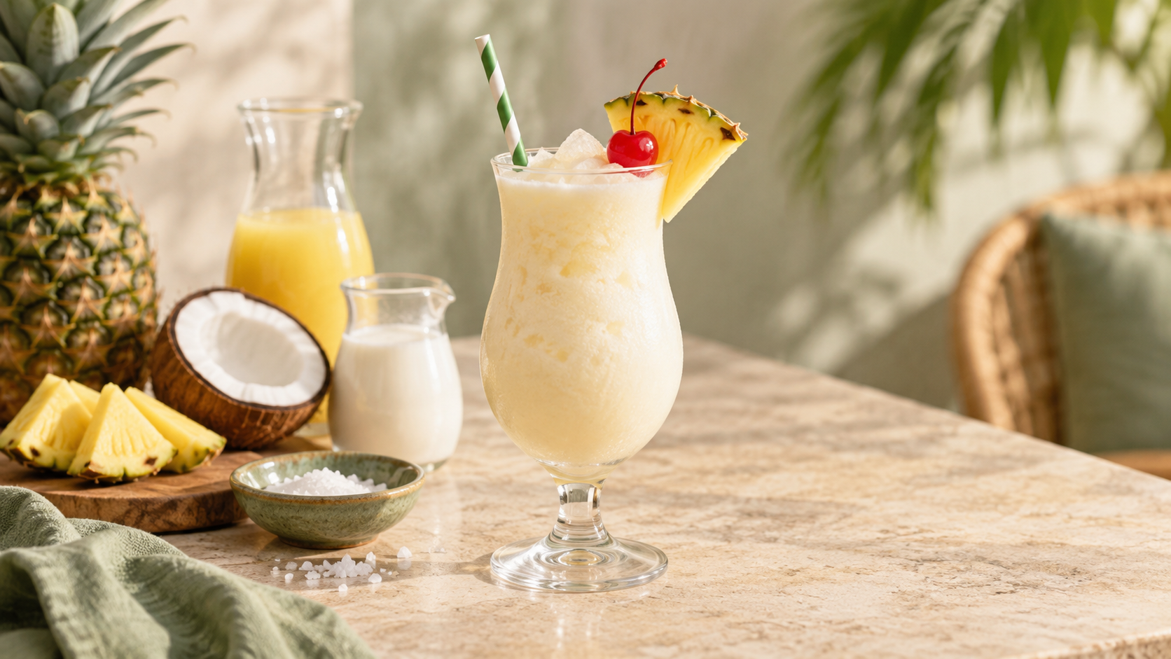 Cách pha chế Pina Colada Cocktail