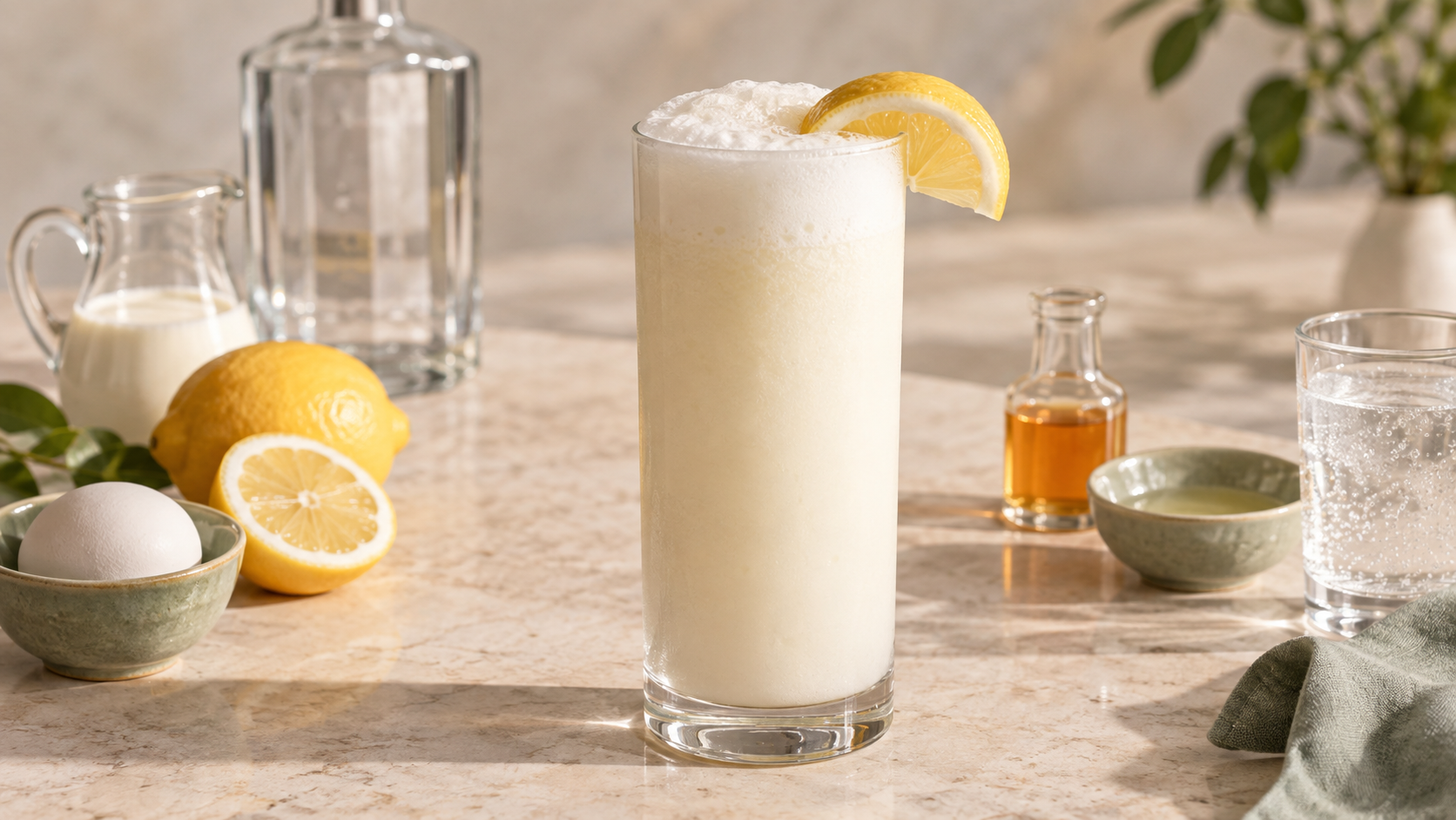 Cách pha chế Ramos Gin Cocktail