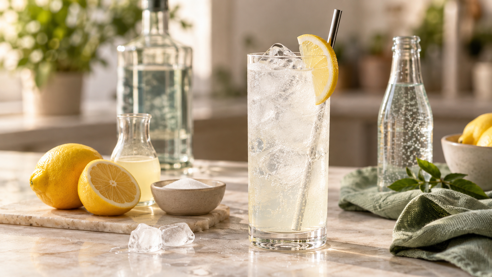 Cách pha chế Tom Collins cocktail