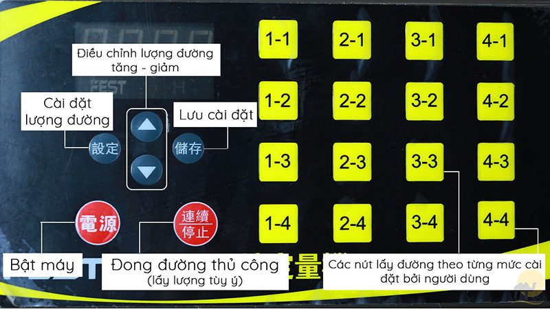cài đặt máy định lượng