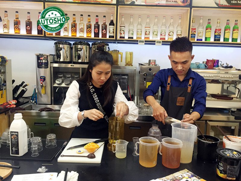 Học pha chế cafe
