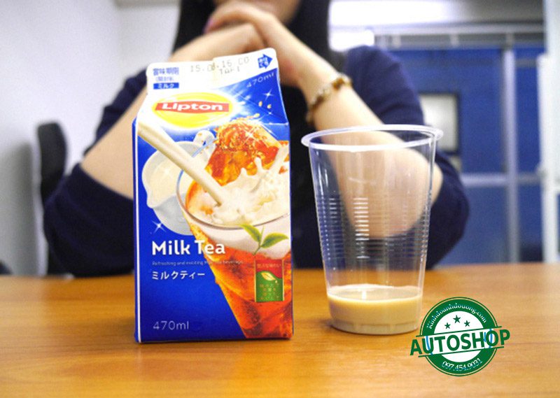 Cách làm trà sữa lipton