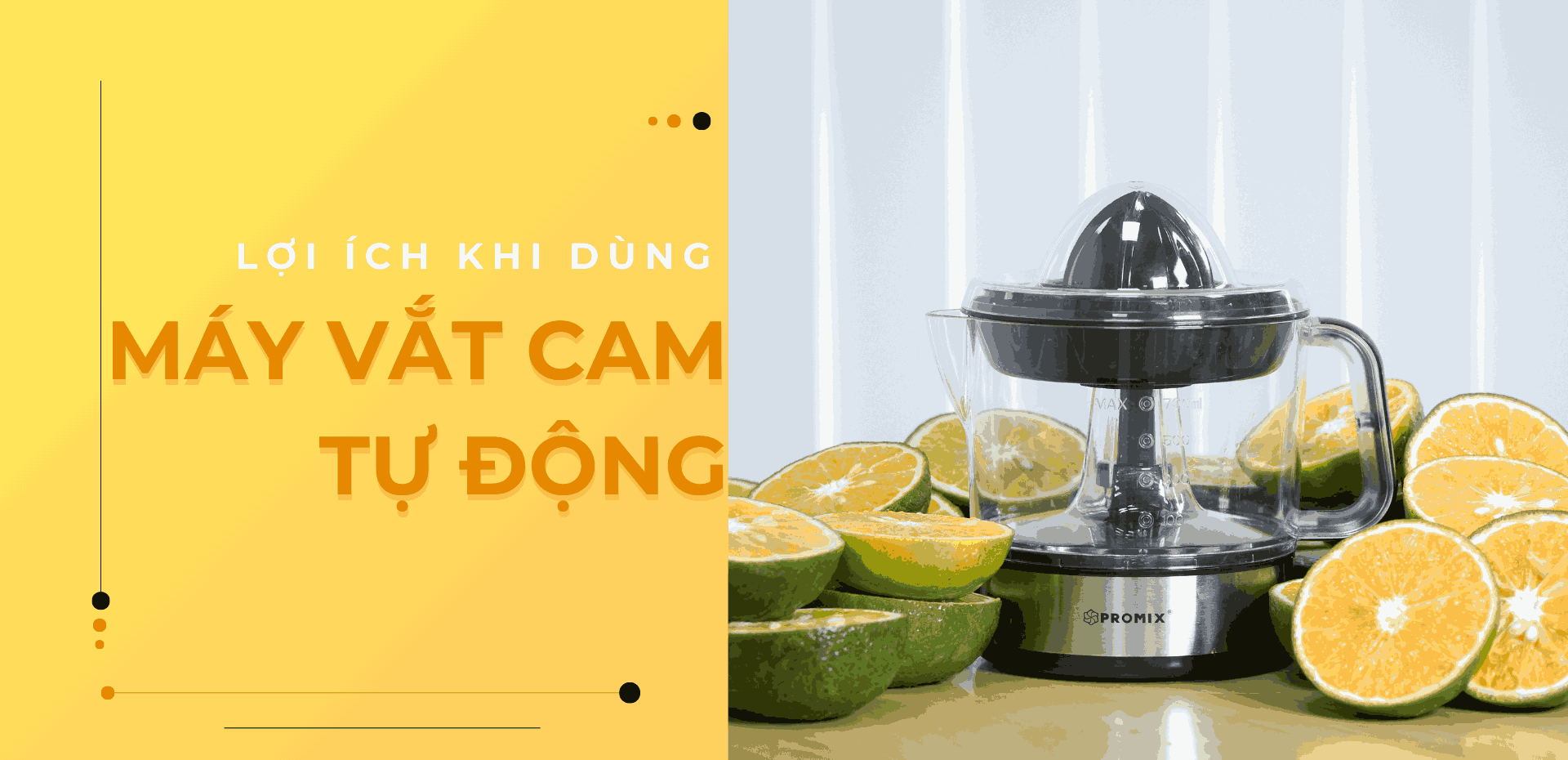 Lợi ích của việc sử dụng máy vắt cam tự động trong kinh doanh
