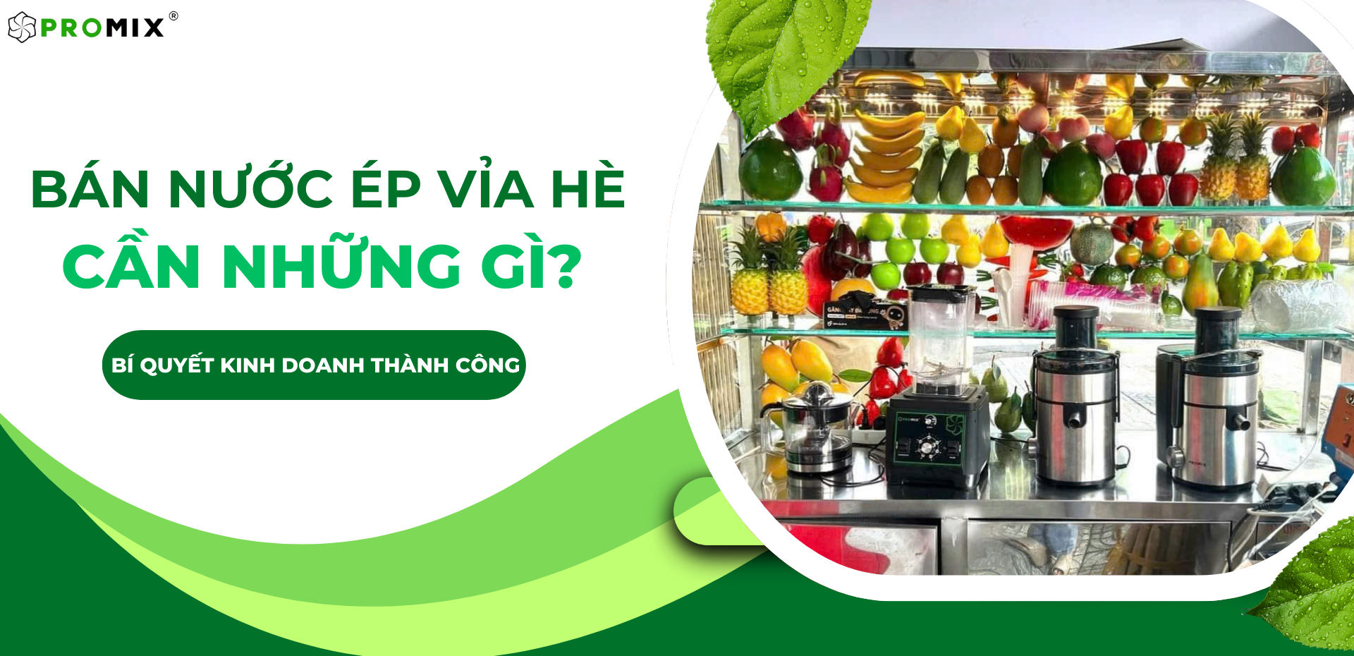 Bán nước ép trái cây vỉa hè cần những gì?