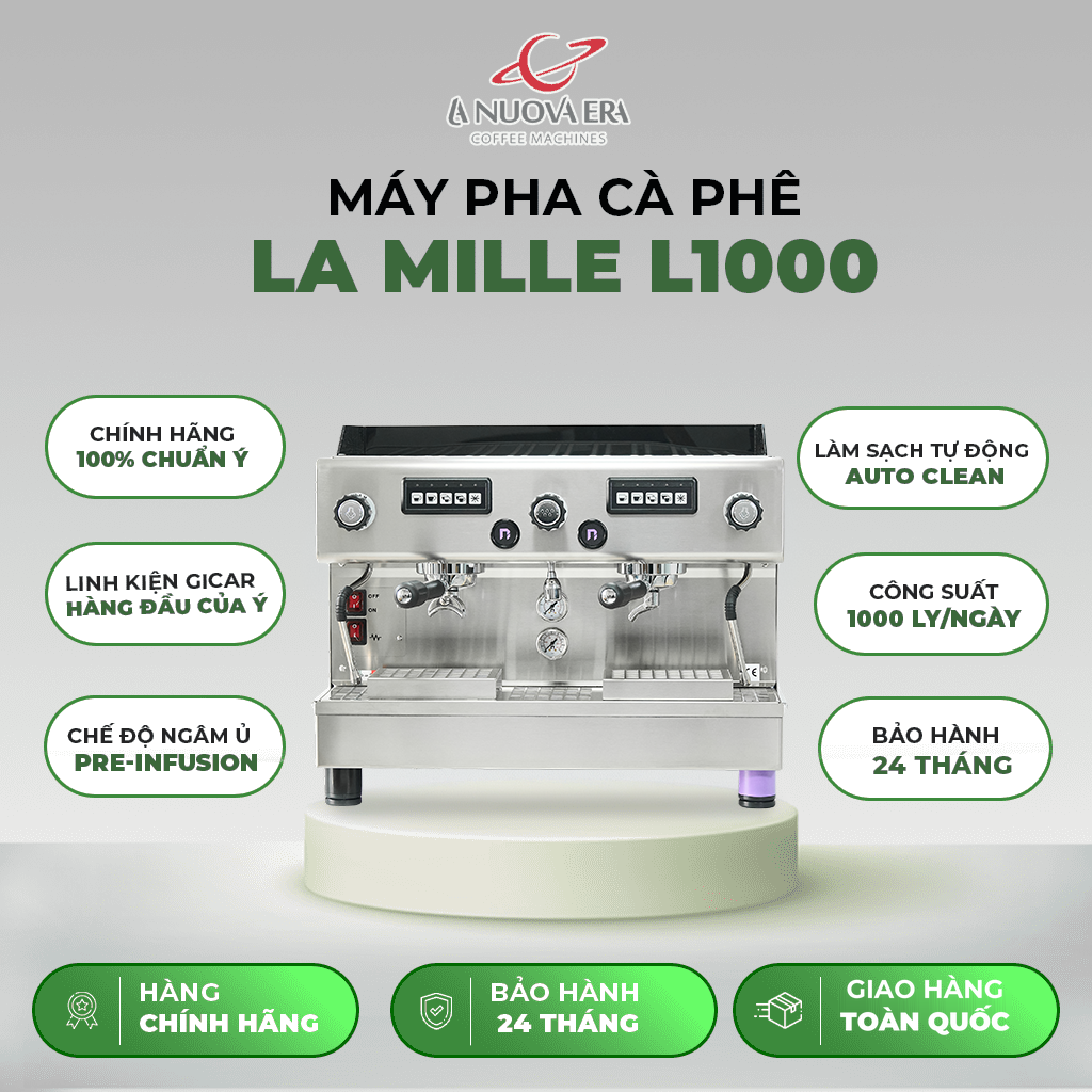 Máy Pha Cà Phê La Nuova Era La Mille (L1000) 2 Group