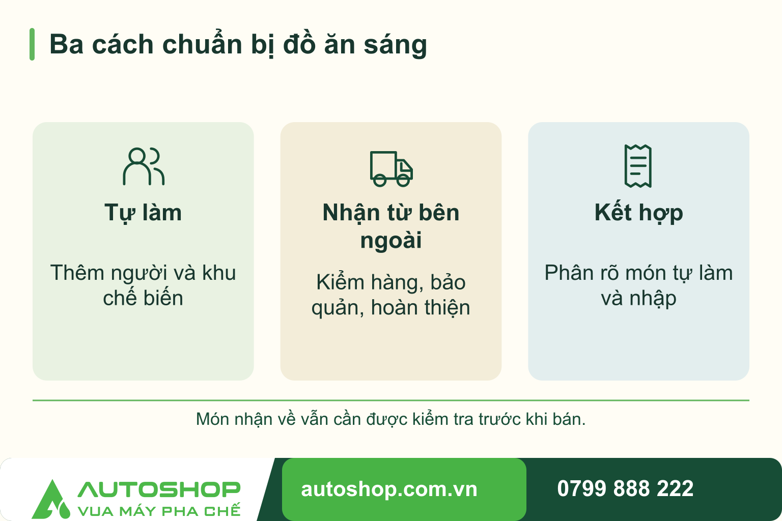 Mở quán cafe kết hợp ăn sáng: Chọn món và tổ chức giờ bán buổi sáng