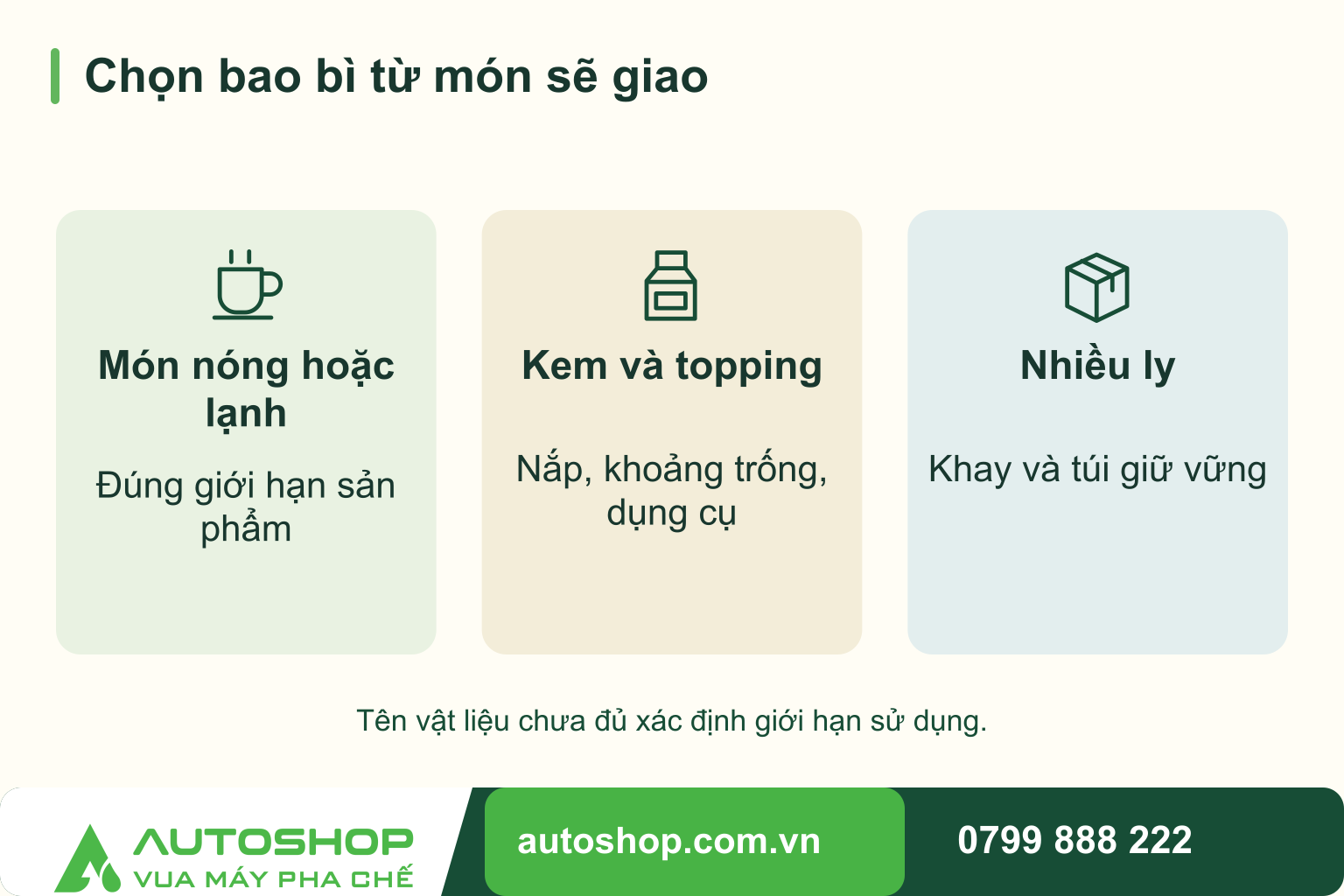 Đóng gói đồ uống mang đi: Chọn đúng ly, nắp và kiểm đủ đơn trước khi giao