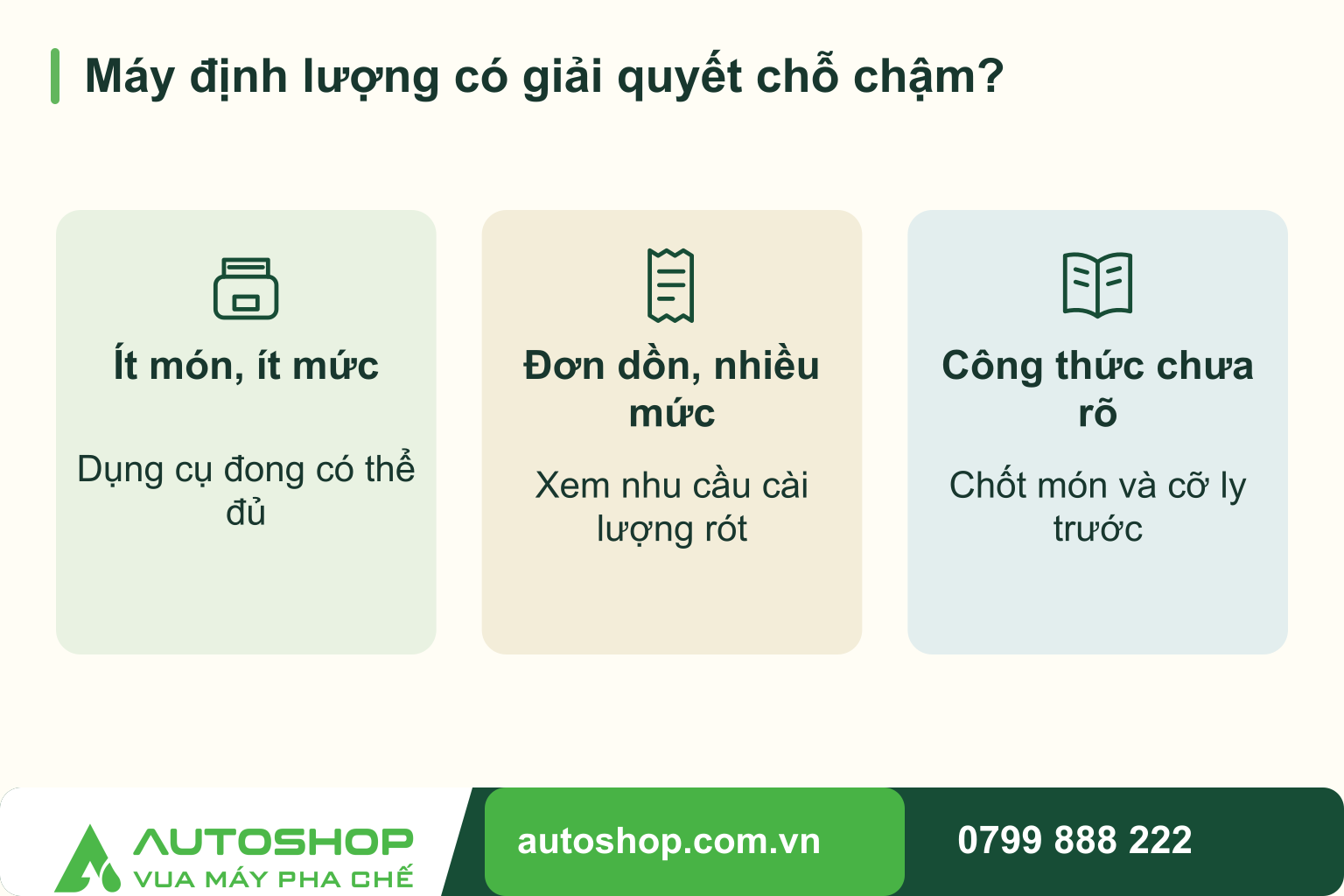 Chọn máy định lượng đường: Đúng nguyên liệu, dễ cài và dễ kiểm tra